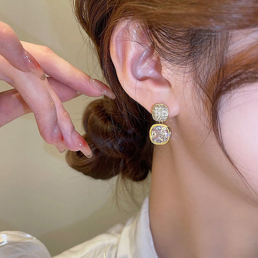 Premium Zircon Crystal Earrings for Women