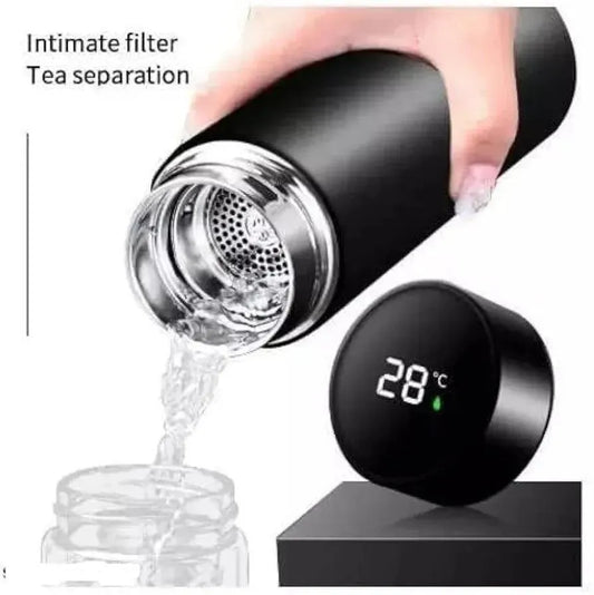 Touch LED Digital Water Bottle | Smart Temperature Flask | 304 Stainless Steel | Leak-Proof | 12-Hour Hot/Cold Vacuum Flask