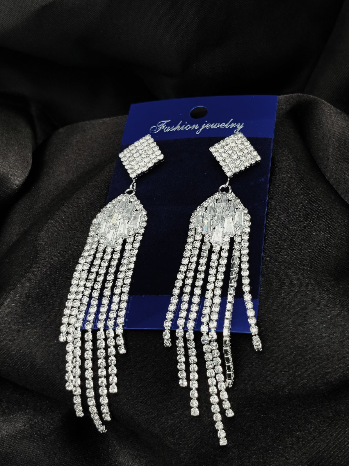 Diamond Cascade Earrings