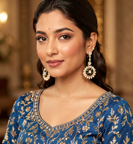 Imported Crystal Bloom Earrings