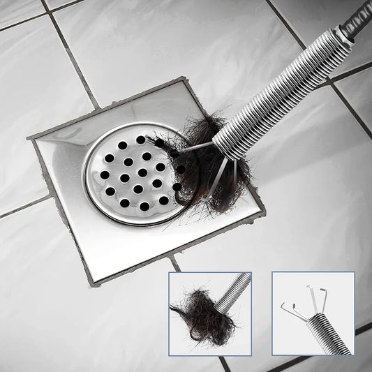 Metal Flexible Wire Drain Cleaner | Clog Remover (60 cm)