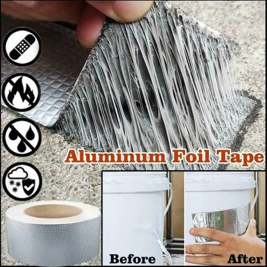 Magic Waterproof Leak Repair Tape | Super Strong Aluminum Foil Butyl Seal Tape (1.5m)