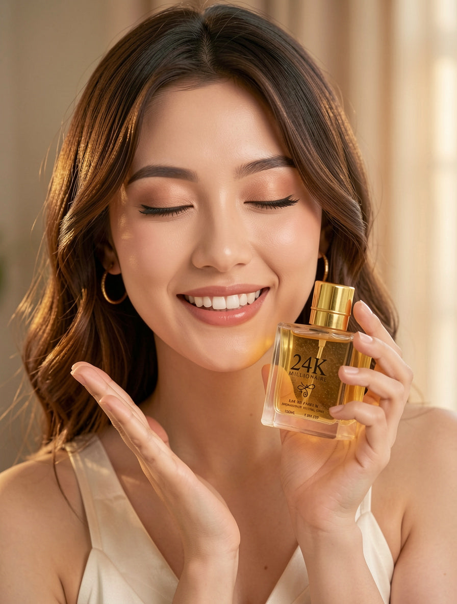 24K Millionaire: Liquid Gold Luxury Fragrance (100ML)