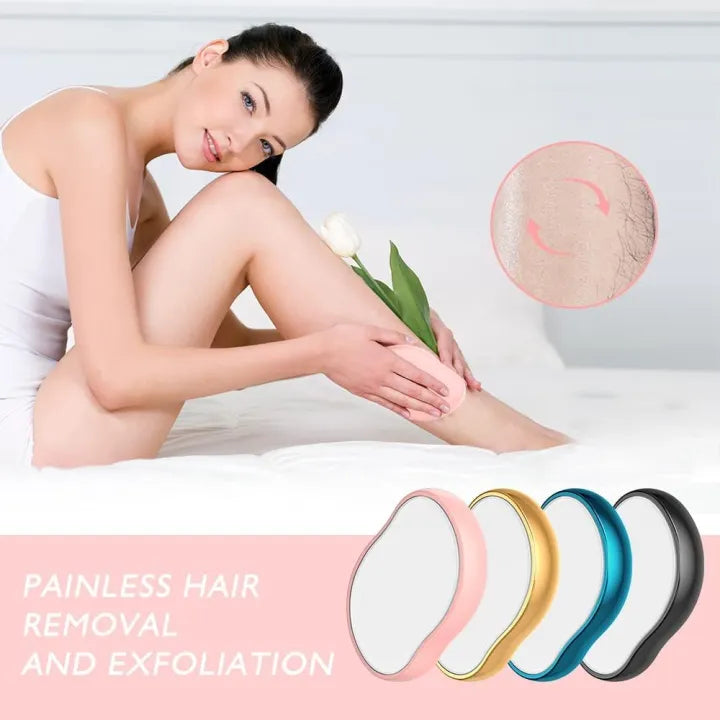 Portable Crystal Magic Hair Eraser: The Painless Way to Smooth Skin on Arms, Legs & Back