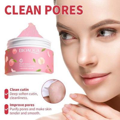Peach Fruit Exfoliating Gel 2-Pack | Brightens, Moisturizes & Fights Wrinkles | All Skin Types