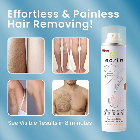 Ecrin Hair Removal Foaming Spray (200ml) | For Women and Men (Unisex)