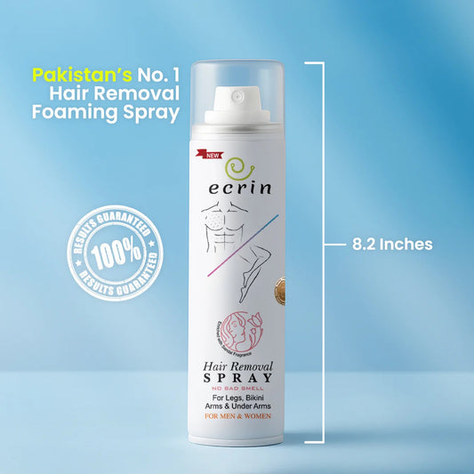 Ecrin Hair Removal Foaming Spray (200ml) | For Women and Men (Unisex)