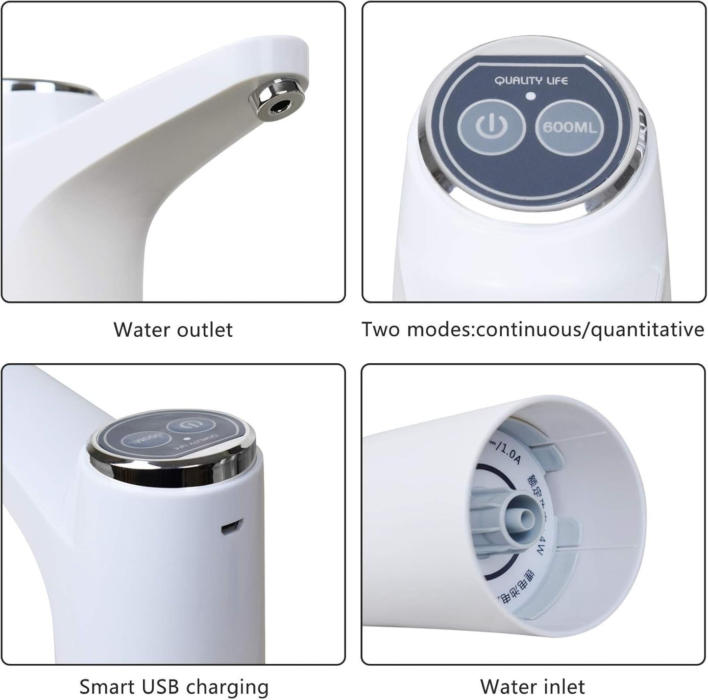 Intelligent Touch Electric Water Pump (Random Color)