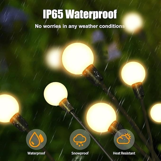 Solar Powered Firefly Lights