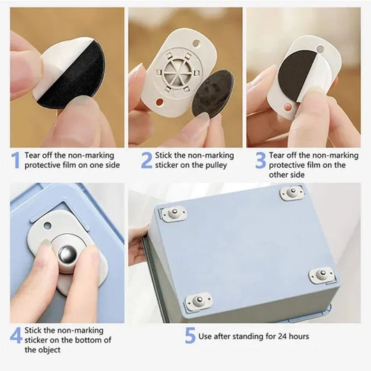 360° Roller Wheels for Household Items