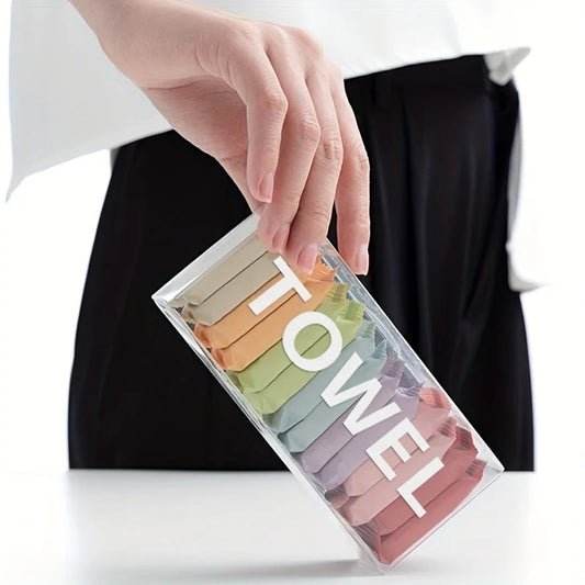 14 Pcs Compressed Travel Disposable Face Towel