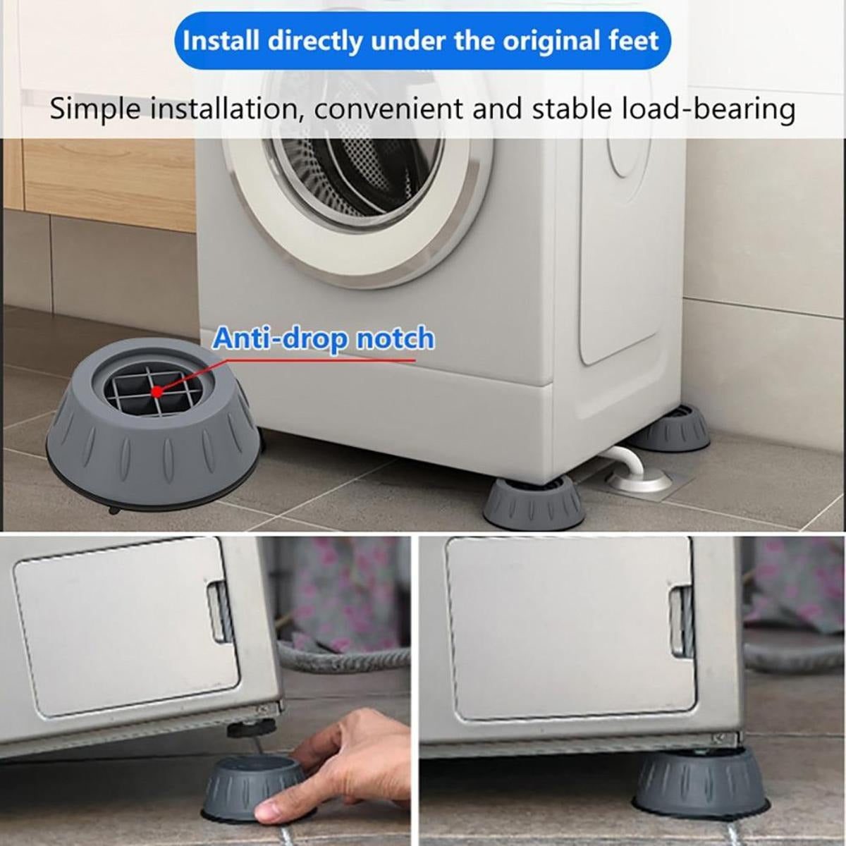 Anti Vibration Pads - 4 Pieces Pack