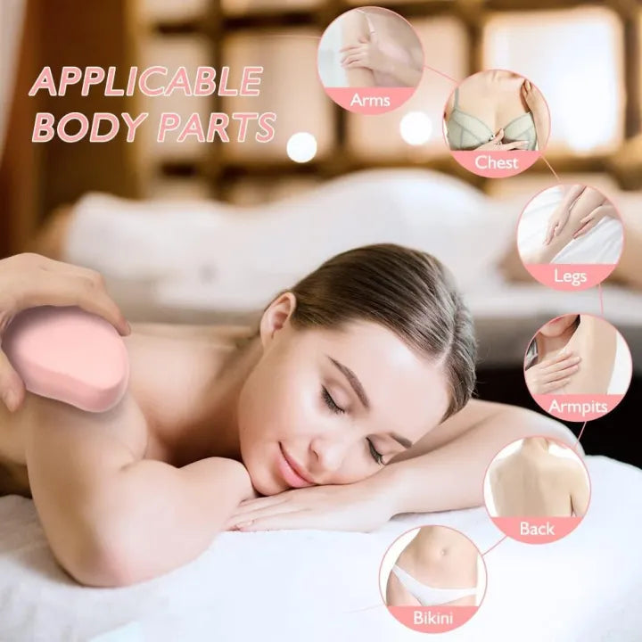 Portable Crystal Magic Hair Eraser: The Painless Way to Smooth Skin on Arms, Legs & Back
