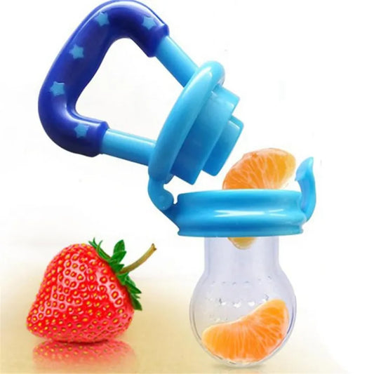 Silicone Baby Food Feeder (2-Pack) – Safe, Reusable, Buy 1 Get 1 Free – Perfect for Fruits & Purées!