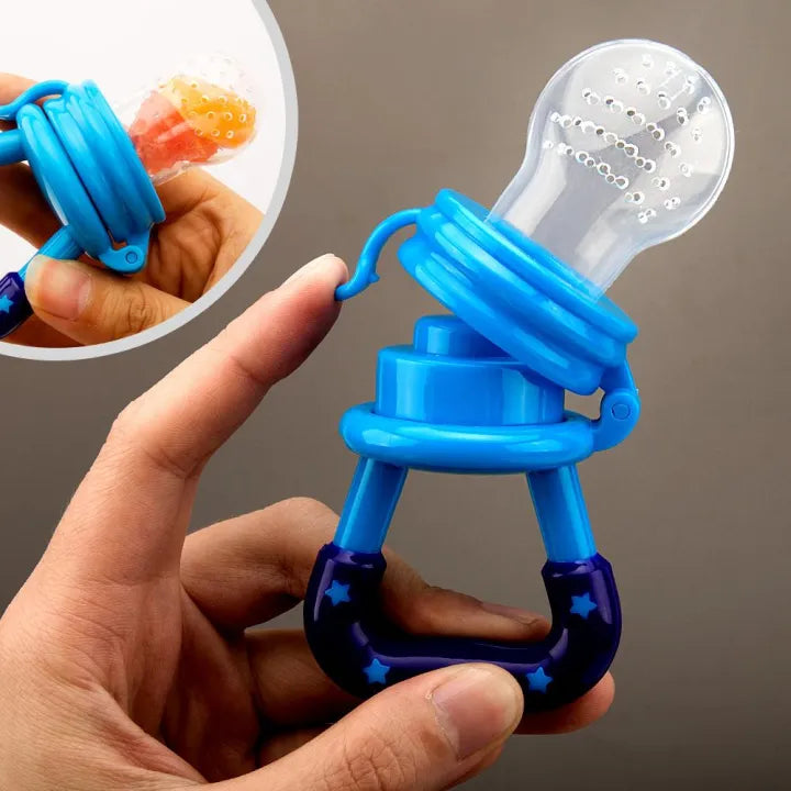 Silicone Baby Food Feeder (2-Pack) – Safe, Reusable, Buy 1 Get 1 Free – Perfect for Fruits & Purées!