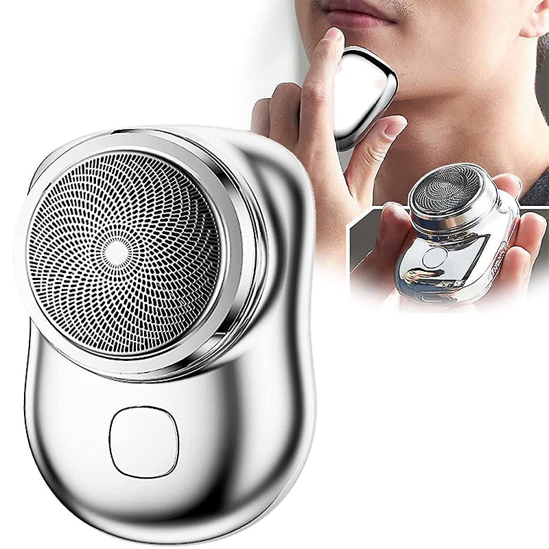 Mini Portable Electric Shaver 3-Blade | Type-C Fast Charging Pocket Razor with Long Battery Life | Random Color