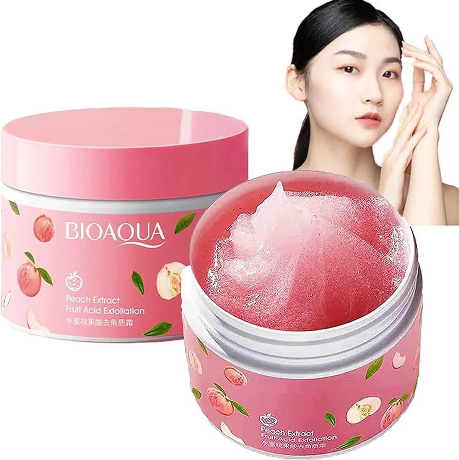 Peach Fruit Exfoliating Gel 2-Pack | Brightens, Moisturizes & Fights Wrinkles | All Skin Types