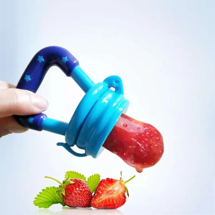 Silicone Baby Food Feeder (2-Pack) – Safe, Reusable, Buy 1 Get 1 Free – Perfect for Fruits & Purées!