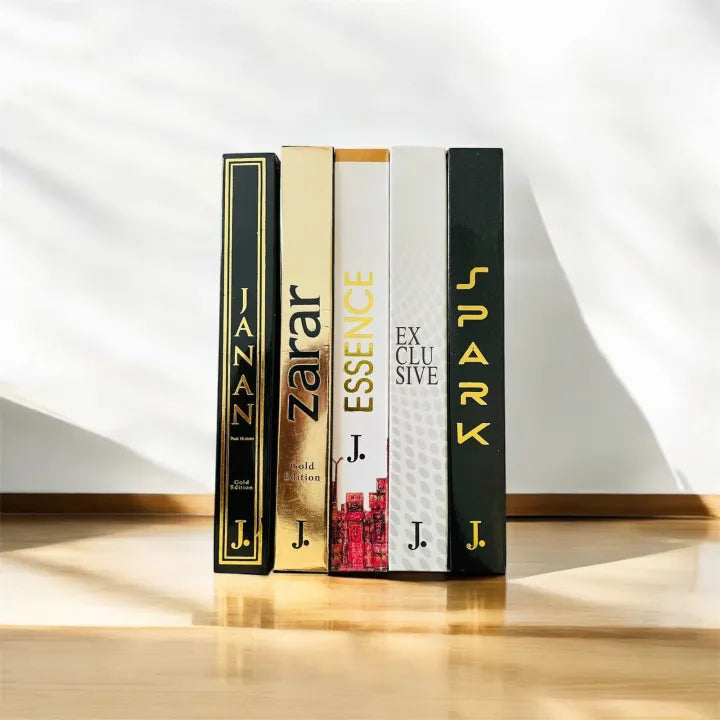 5-Piece J. Pocket Perfume Set for Unisex | Long Lasting Mini Fragrances for All-Day Freshness