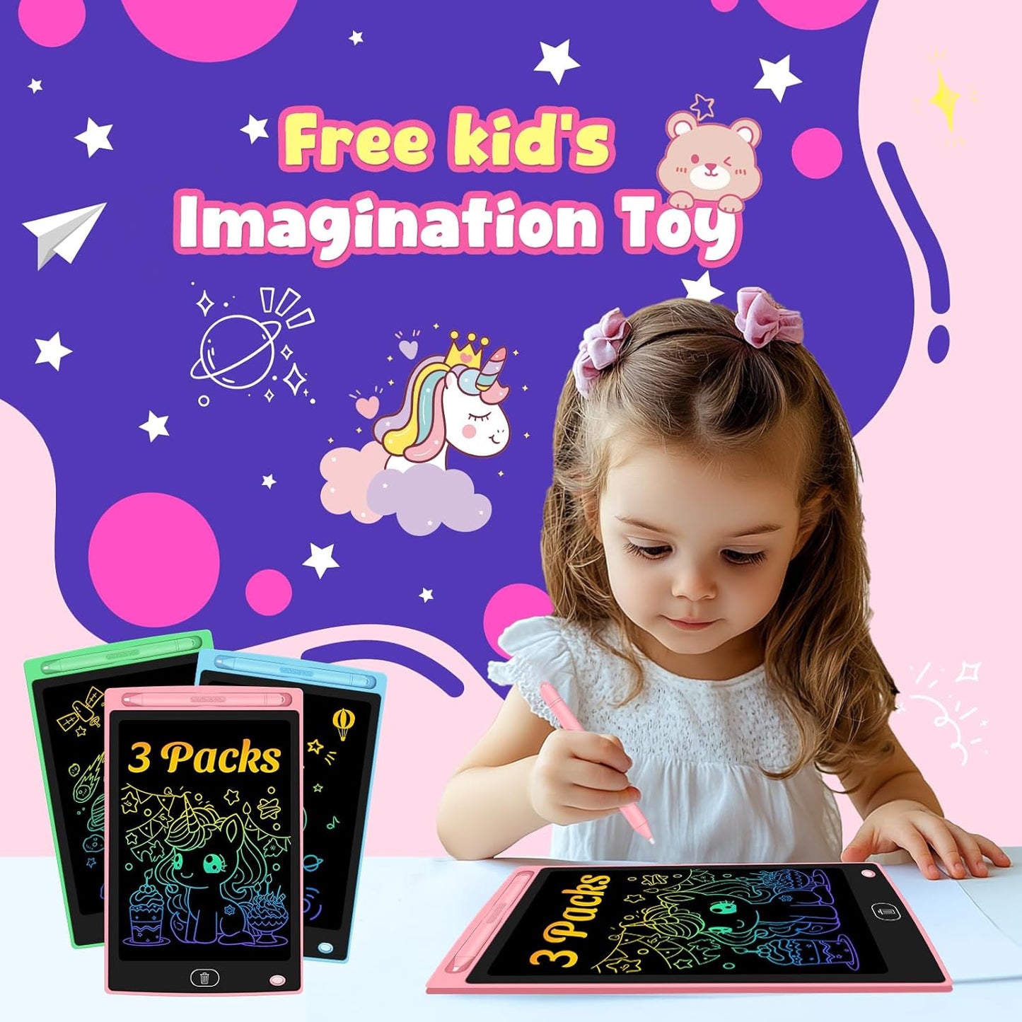 Magic LCD Writing Tablet for Kids | Draw, Write & Learn Anywhere!