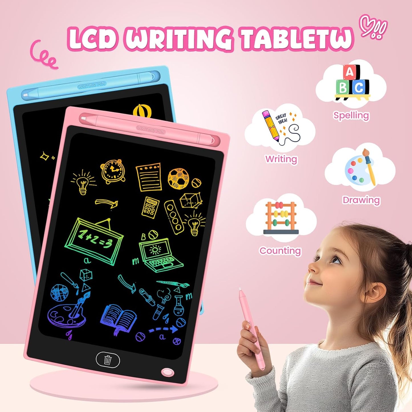Magic LCD Writing Tablet for Kids | Draw, Write & Learn Anywhere!