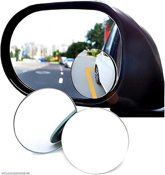 Universal Blind Spot Mirrors (2 Pcs) | Adjustable ABS Frame | Easy Install