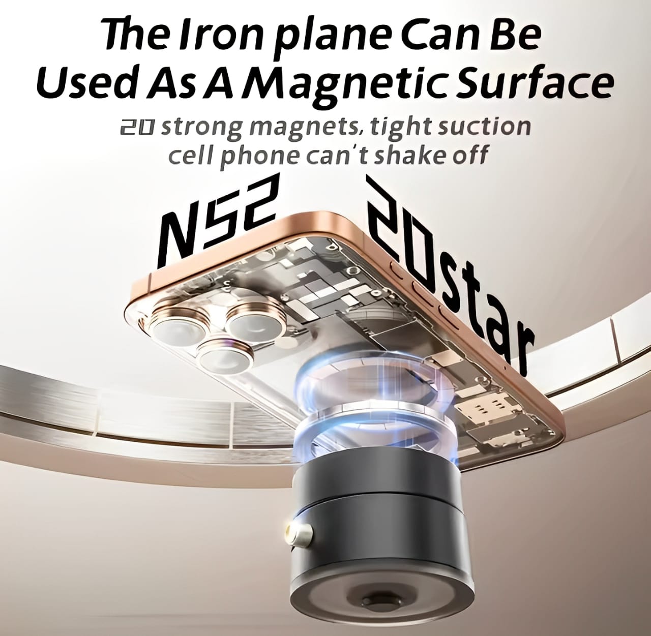 Universal Magnetic Vacuum Suction Cup Stand