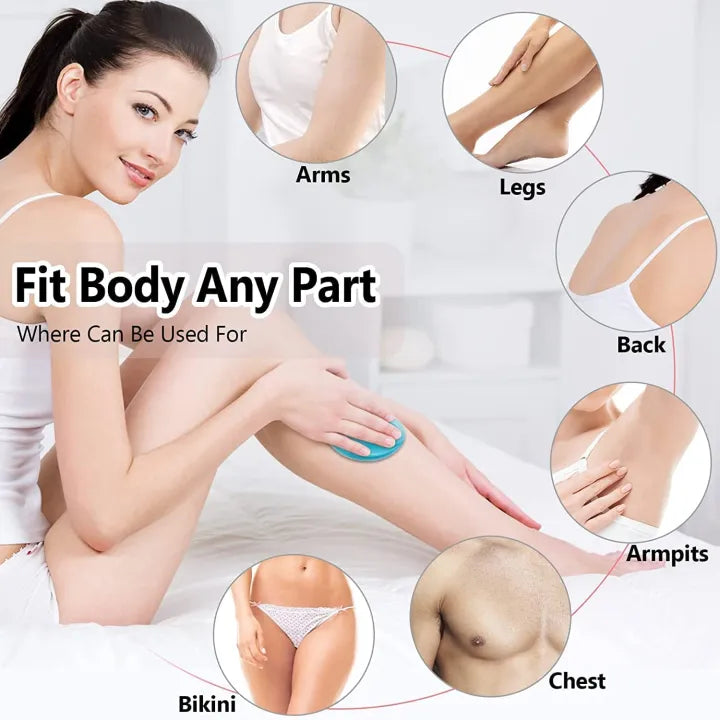Portable Crystal Magic Hair Eraser: The Painless Way to Smooth Skin on Arms, Legs & Back