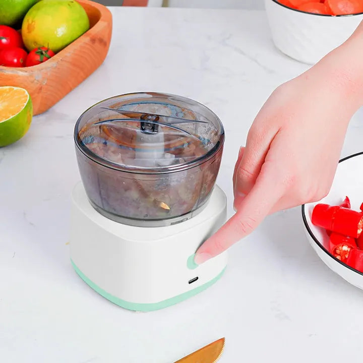 Rechargeable Mini Wireless Meat Grinder | Portable Electric Food Chopper and Mixer