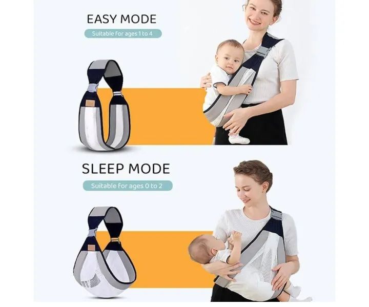 4-Season Breathable Baby Carrier for Newborns – Ergonomic Kangaroo Sling