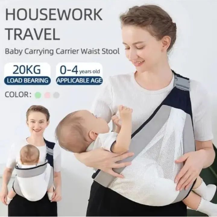 4-Season Breathable Baby Carrier for Newborns – Ergonomic Kangaroo Sling