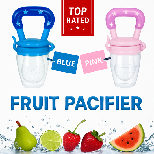 Silicone Baby Food Feeder (2-Pack) – Safe, Reusable, Buy 1 Get 1 Free – Perfect for Fruits & Purées!