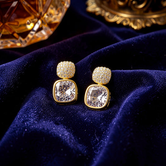 Premium Zircon Crystal Earrings for Women