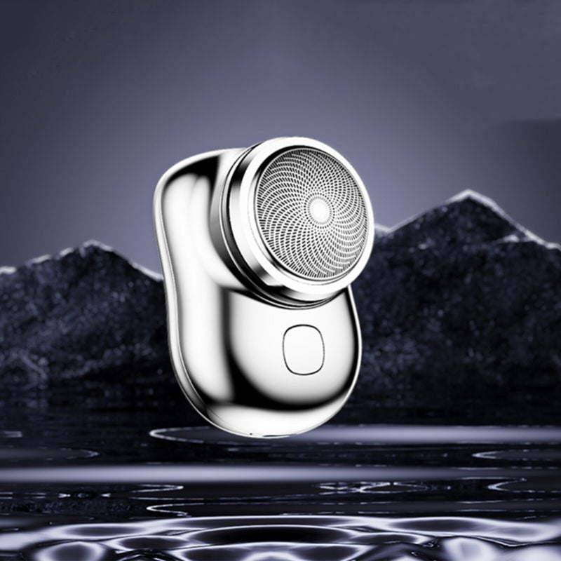 Mini Portable Electric Shaver 3-Blade | Type-C Fast Charging Pocket Razor with Long Battery Life | Random Color