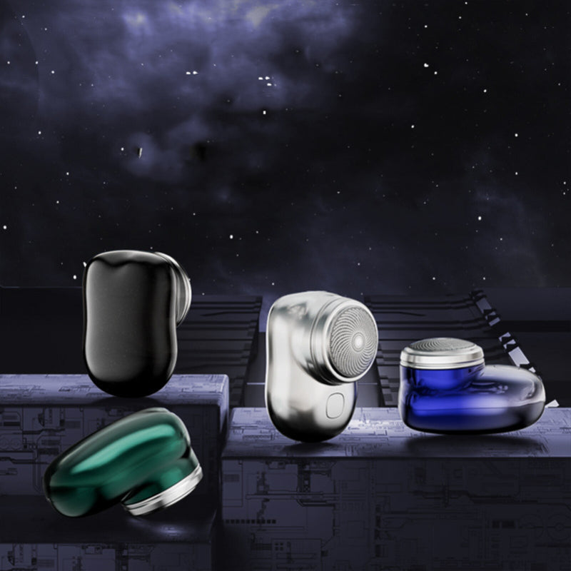 Mini Portable Electric Shaver 3-Blade | Type-C Fast Charging Pocket Razor with Long Battery Life | Random Color