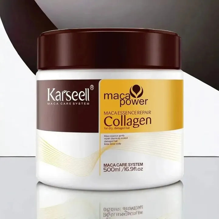 Karseell Collagen Hair Mask | Deep Repair, Shine & Strength (500ml)