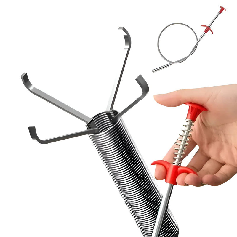 Metal Flexible Wire Drain Cleaner | Clog Remover (60 cm)
