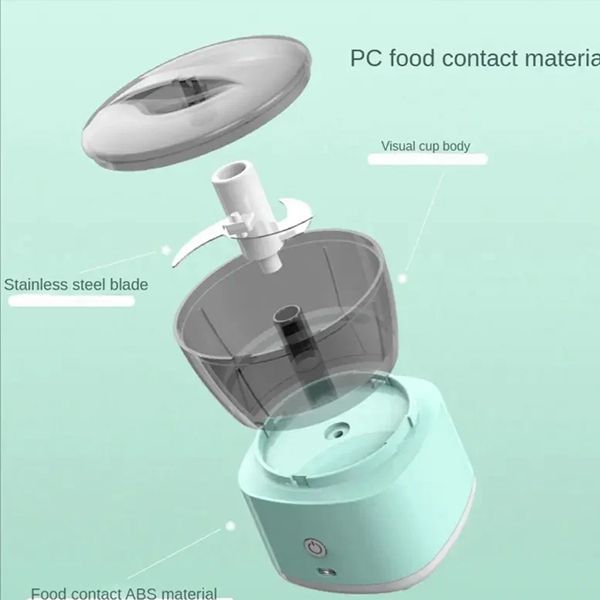 Rechargeable Mini Wireless Meat Grinder | Portable Electric Food Chopper and Mixer