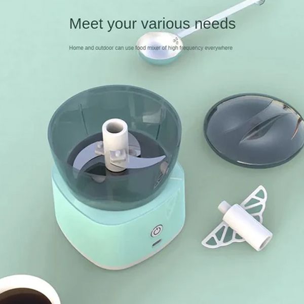 Rechargeable Mini Wireless Meat Grinder | Portable Electric Food Chopper and Mixer