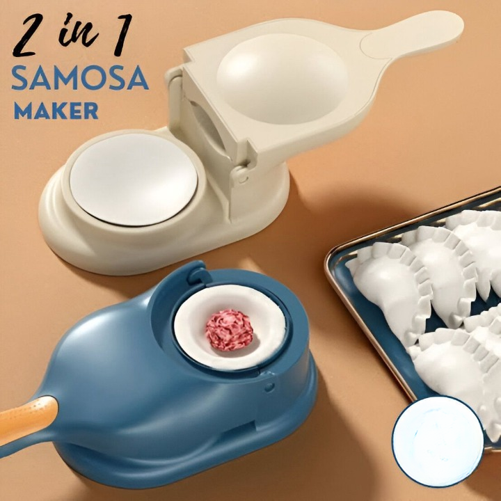 Portable Dumpling & Samosa Maker | Mini Tortilla Press | Non-Slip Handle, Durable & Easy to Clean