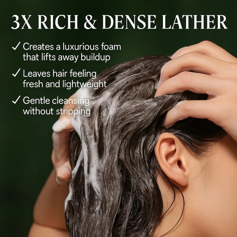 Herbal Shampoo Bar for Hair Growth | Natural Solid Shampoo | Calming, Anti-Hair Fall & Eco-Friendly