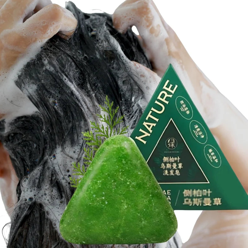 Herbal Shampoo Bar for Hair Growth | Natural Solid Shampoo | Calming, Anti-Hair Fall & Eco-Friendly