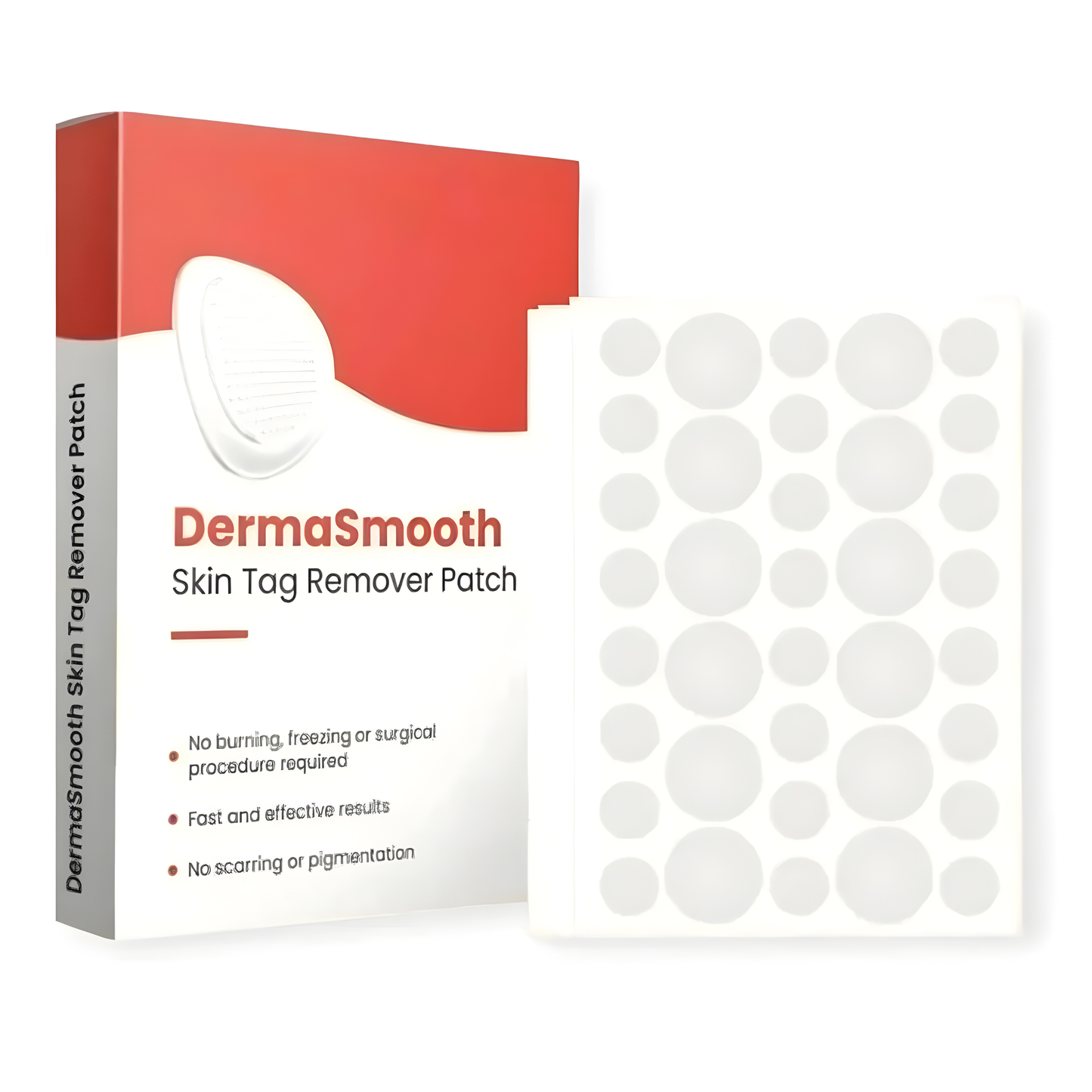 DermaSmooth Skin Tag, Moles & Warts Remover (72 Patches)