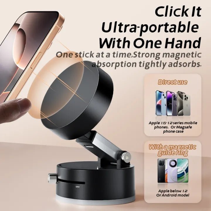 Universal Magnetic Vacuum Suction Cup Stand