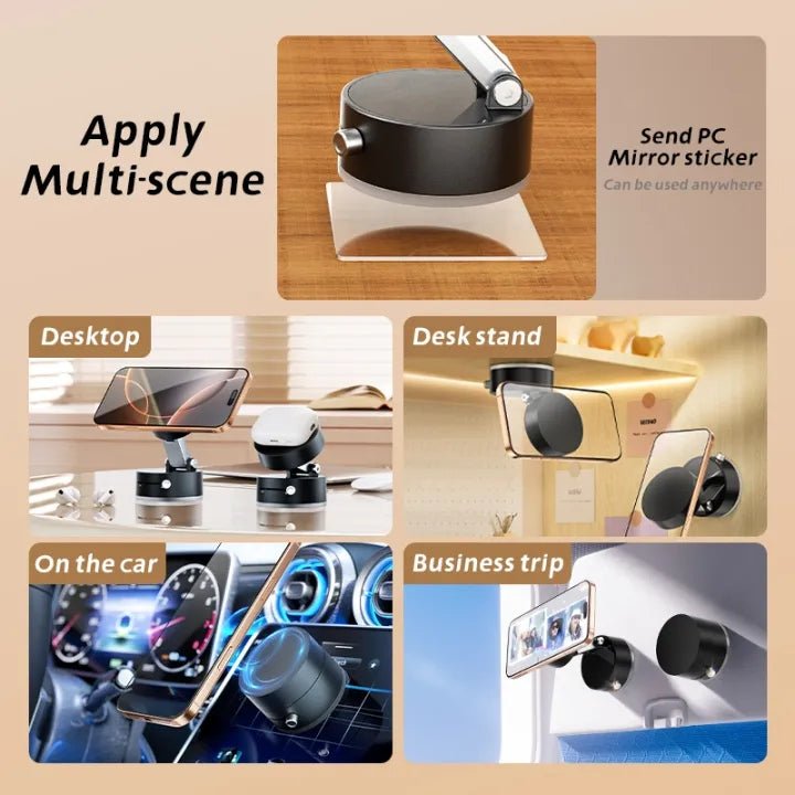 Universal Magnetic Vacuum Suction Cup Stand